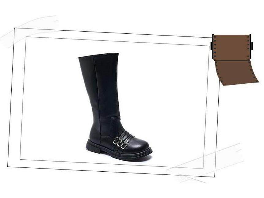 Dziecięce wysokie kozaki księżniczki: Modne długie buty dla dziewcząt