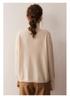 2025 Women's Cashmere Wool High Neck Multi-Button Sweater - Autumn Winter Solid Design