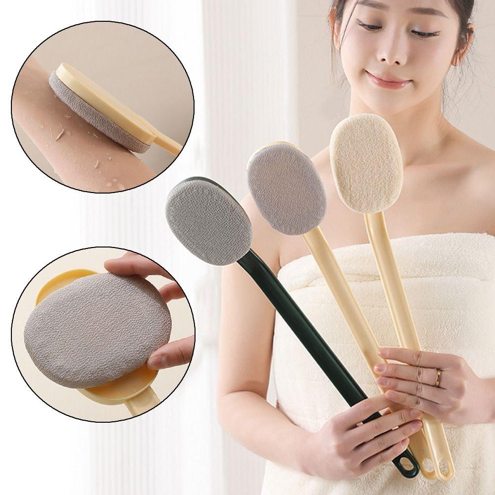 Long Handle Back Scrubber for Shower Soft Bristles Shower Brush Improved Skin