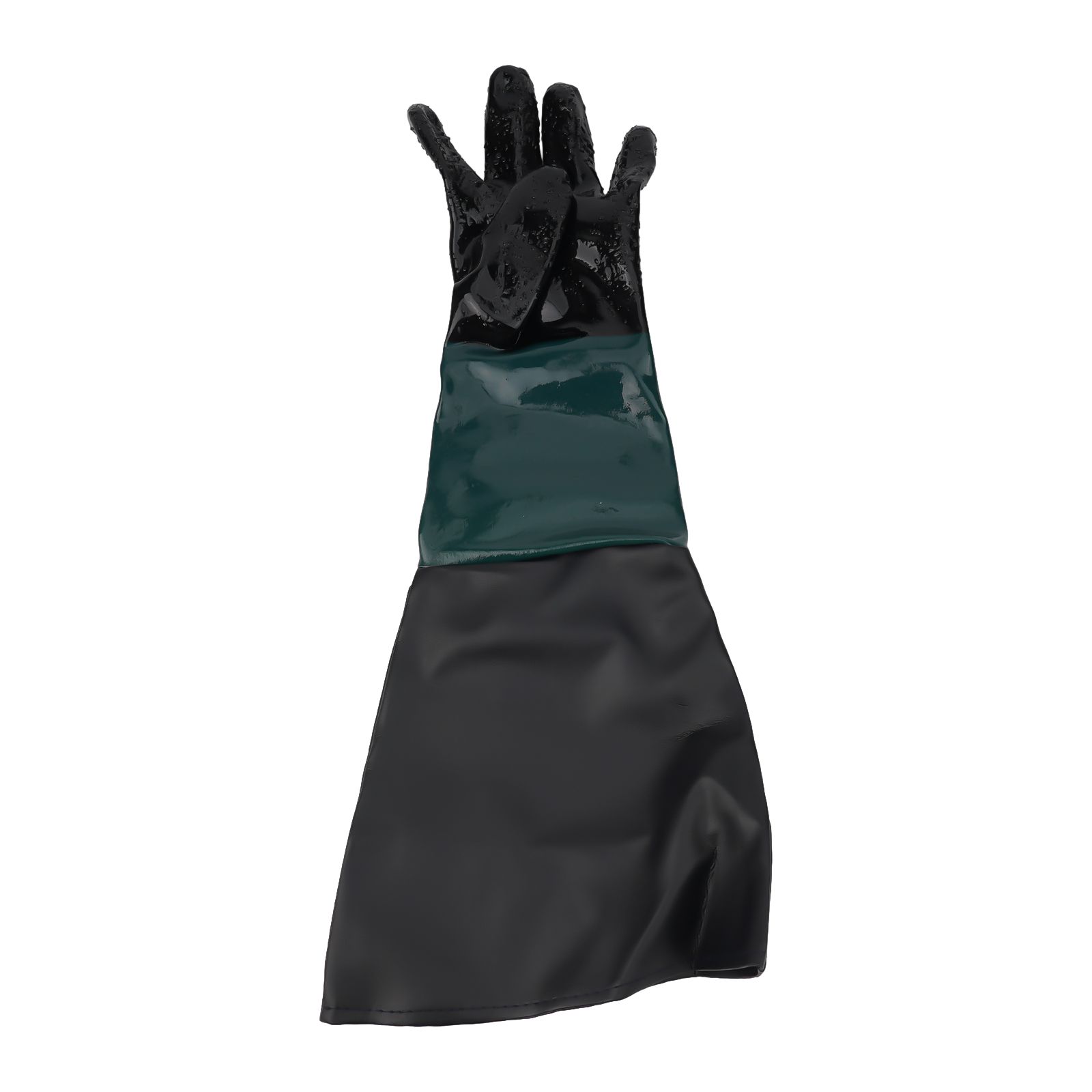 

1pcs Sand Blasting Gloves Cotton Lined 60cm 23.6Inch Suitable For Heavy-duty Sandblasting Machine Power Tool Accessories Left Hand