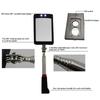 Engine Chassis Inspection Auto Repair Detector Mirror Multi-directional Folding Telescopic LED Light Reflector Tool Universal