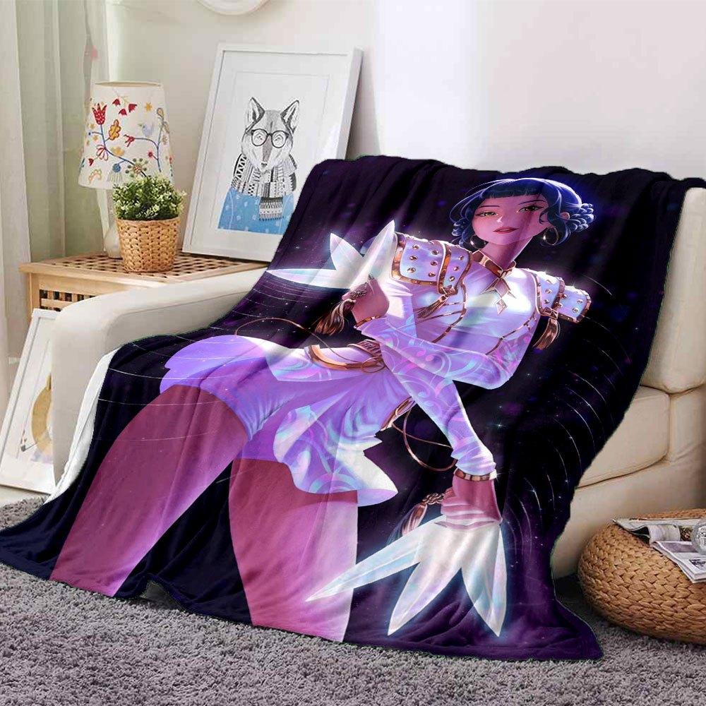 

1pc Hunter X Kopo group - Themed Flannel Blanket - Suitable for Bed, Home Decor, Graduation Gifts, Easter, Back to School, ChristmasA14 80cmx120cm(31inx47in)