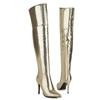 Fashion Fashion Boot Women High Sexy Gold Silver Over the Knee Boots Autumn Winter Heels Women's High Boots Shoes Large Size 48
