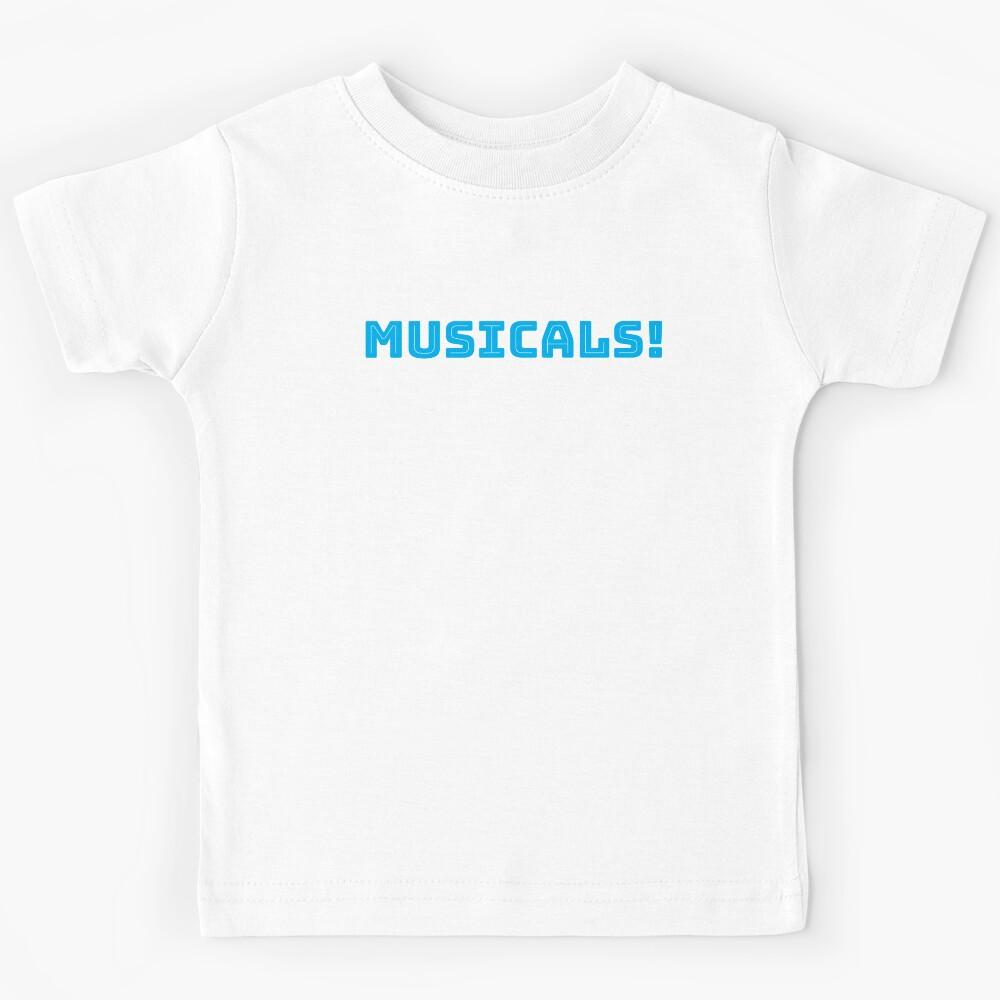 Musicals Bursts Into Song Dance Kids T-Shirt 150