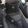 Suede for New Bentley Flying Hurtling Spur Continental GT Car Cervical Spine Headrest Neck Pillow Seat Belt Protect ShoulderPads