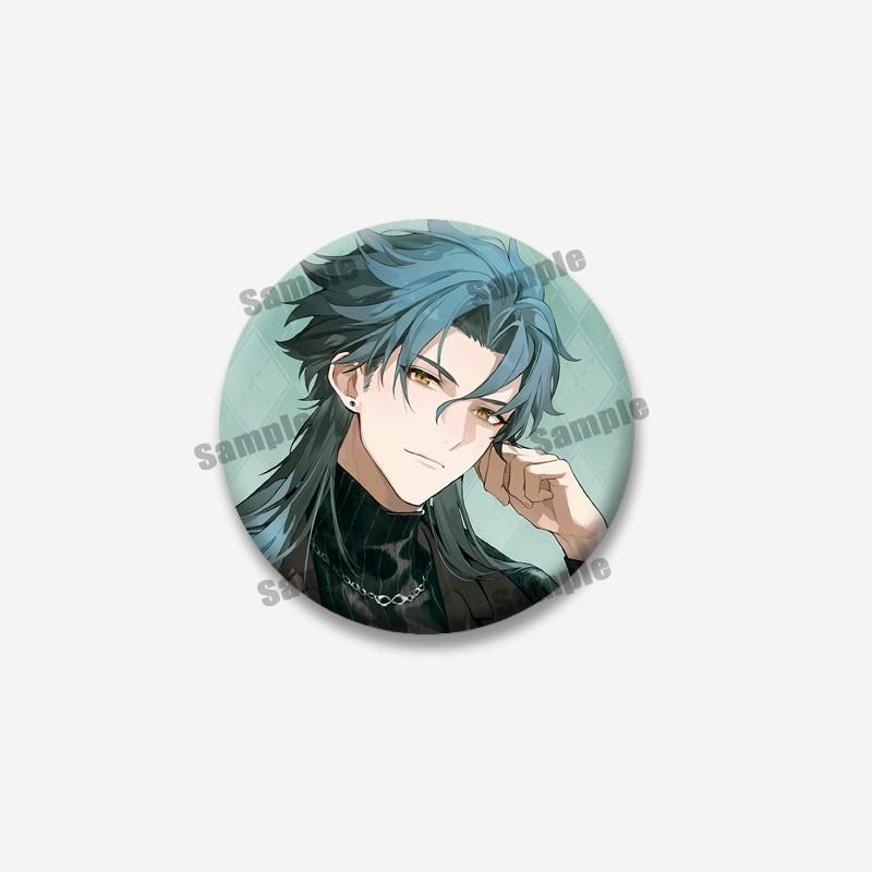 Anime Game Wuthering Waves Hiyuki Carlotta Enamel Pin Cartoon Figure Round Brooches Funny Lapel Badge Jewelry Gifts for Friends
