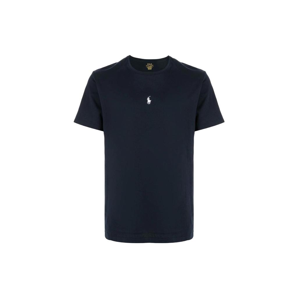 Polo Ralph Lauren Crew Neck Solid Short Sleeve T-Shirt Men T-Shirts Blue 710839046-004