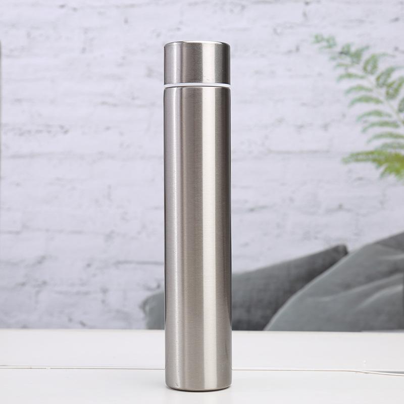 Красивая цветная термокружка из нержавеющей стали 280 мл, чайная кружка, термокружка, термос, кофейная чашка, тонкий дизайн, термобутылки 280ml серебряный
