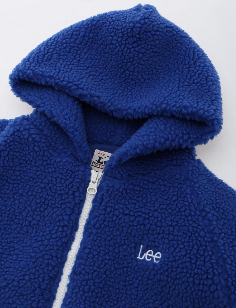 Lee Blue Big Back Logo Boa Zip Hoodie Kids' (Sizes 100-150cm)