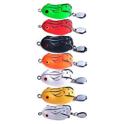 Topwater Soft Fishing Lure Kit Soft Mouse Bass Frog Bait Fishing Hollow Body Frog Pike Lure