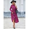 Women's 2023 Stand-up Collar Slim Fit Long Sleeve Fashion Dress