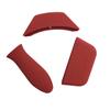 3 Pieces Handle Protector Non-Slip Anti-deform Pan Grip Sleeve Silicone Wear-resistant Kitchen Accessory for Restaurant Shop