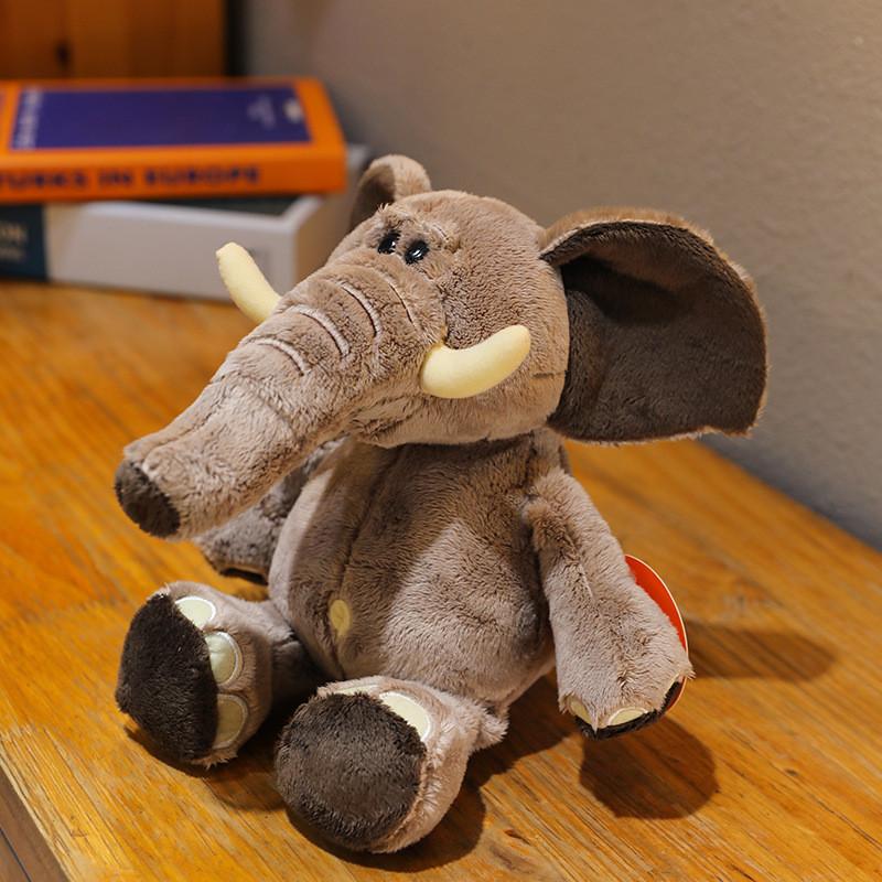 Adorable Jungle Animal Plush Toy Collection Featuring Tiger Lion Elephant Monkey And Giraffe With Soft Short Plush Design For Kids And Collectors