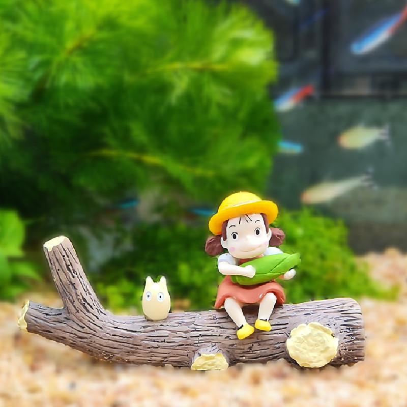 Cartoon My Neighbor Totoro Mei Sitting Figurine Pvc Animal Decor For Gift And Home Decor
