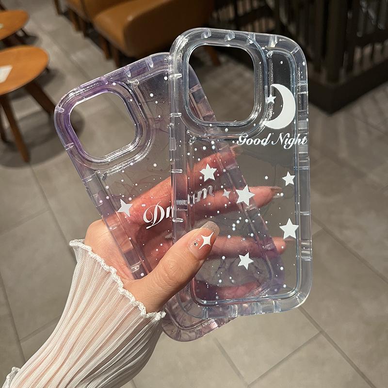 Ins Cute Cartoon Rabbit Transparent Phone Case For Iphone 14 Pro Max 13 12 11 Pro Max 14plus Soft Shockproof Clear Cover Coque