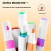 True Color 80-Pack Acrylic Markers for Art Students & Kids DIY Craft Painting