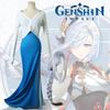 Genshin Impact Shenhe Outfits Fancy Costume Cartoon Game Cosplay Party Dress