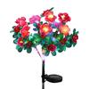 LED Solar Flower Light IP65 Waterproof Automatic ON/OFF Simple Installation
