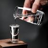 12er Sets 15ml Schnapsglas Klassisches Kleines Baijiu-Glas Bar High End Transparentes Trinkgeschirr Bullet Cup 100ml Dekanter Weindispenser
