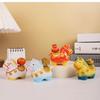 Handcrafted Resin Cartoon Horse Statue Kawaii Zodiac Horse Figurines  Desktop Display