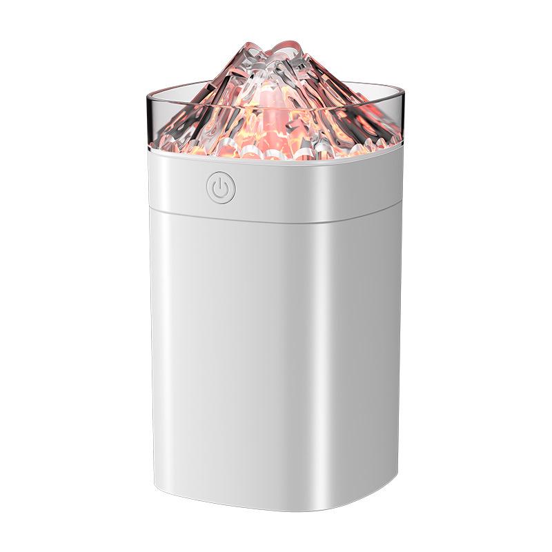 Compact Colorful Bedroom Humidifier - High Mist Output, Large Spray, Desktop Air Humidifier