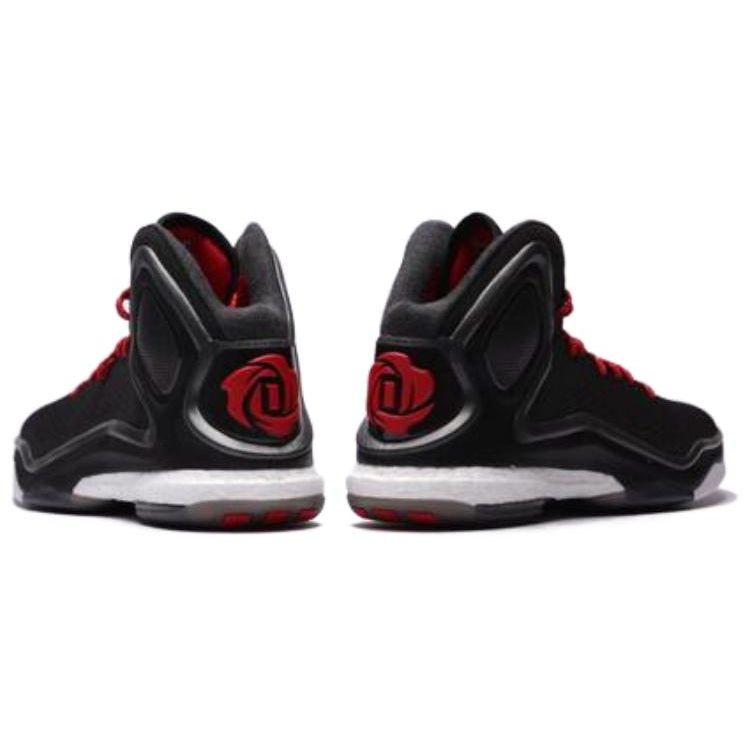 Adidas D Rose 5 Boost Black Scarlet Unisex Sneakers Core-Black Light-Onix G98704