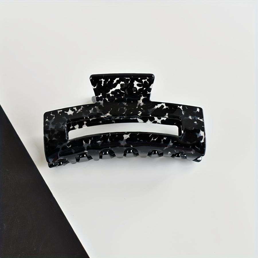 1 Piece Set for Women Multicolor Acetate Rectangular Shark Clip Y2K Style for Daily Life Wear Thick Hair Thin Hair for Casual Us