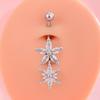 Schmetterling Herz Schleife Mond Edelstahl Hypoallergen Bauchnabelringe Damen Bauchnabelpiercing Schmuck Für Tägliches Tragen Körperschmuck