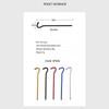 Tent Pegs Aluminum Alloy Ground Nail With Windproof Rope Buckle Set For Hammock Camping Awning Canopy