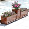 Hualongdun Anti-Corrosion Wooden Planter Box