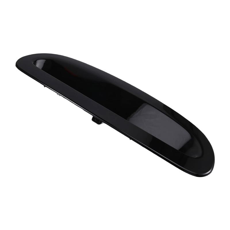 Bright Black Hood Vent Scoop Front Hood Air Inlet Trim Plate 51137328312 For Mini Cooper F54 F55 F56 F57 14-23 Bonnets