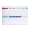 Weekly Calendar Self Adhesive Reusable Weekly Dry Erase Board Paste with Eraser for Home Wall Fridge
