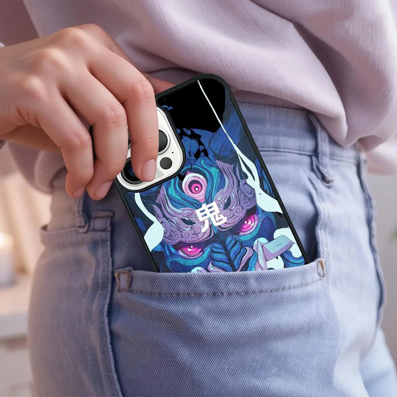 Samurai Japanese Warrior Mask Helmet Phone Case For iPhone 17 Air 15 16e 14 13 Pro Max Coque 12 11 Pro Max PLUS Cover