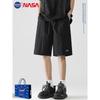 Nasa Dkgm American-Style Straight-Leg Ice Silk Shorts for Men, Summer Thin Trendy Brand Loose Quick-Dry Five-Point Pants