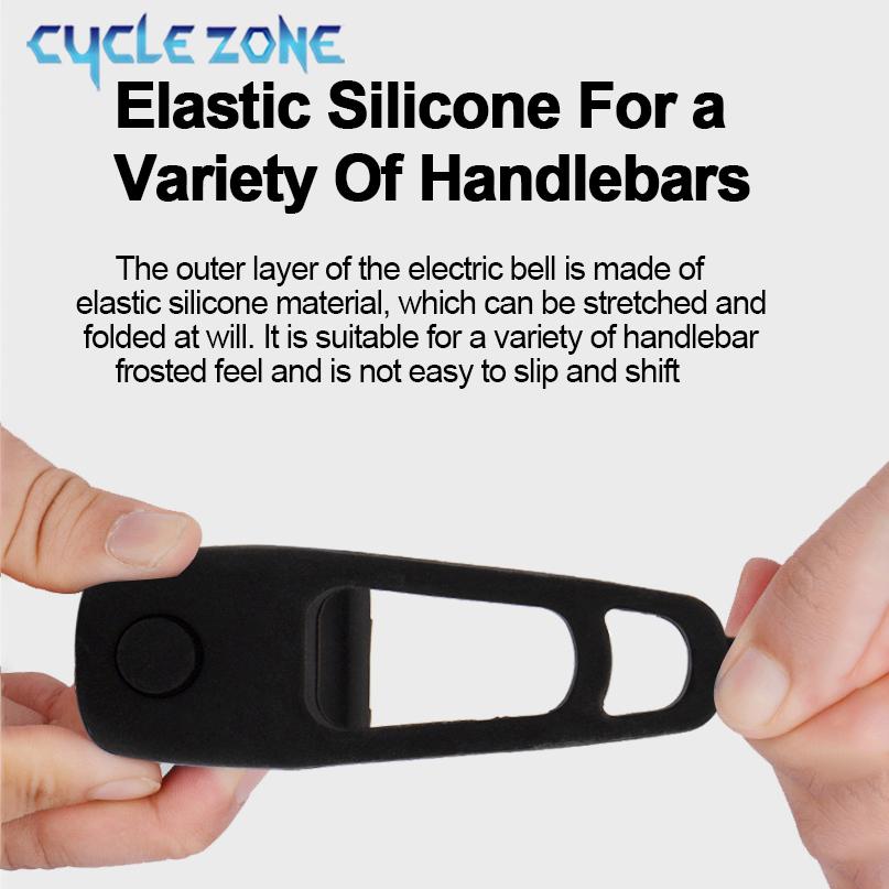 Electric Bicycle Bike Horn 3 Sound Modes Motorcycle Cycling Warning Bell Loud Handlebar Horn for MTB Road Cycling Safe Riding