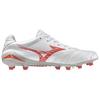 Mizuno Monarcida Neo 3 Comfortable Soft Non-Slip Durable Football Shoes Unisex Football Shoes White Red P1GA242060