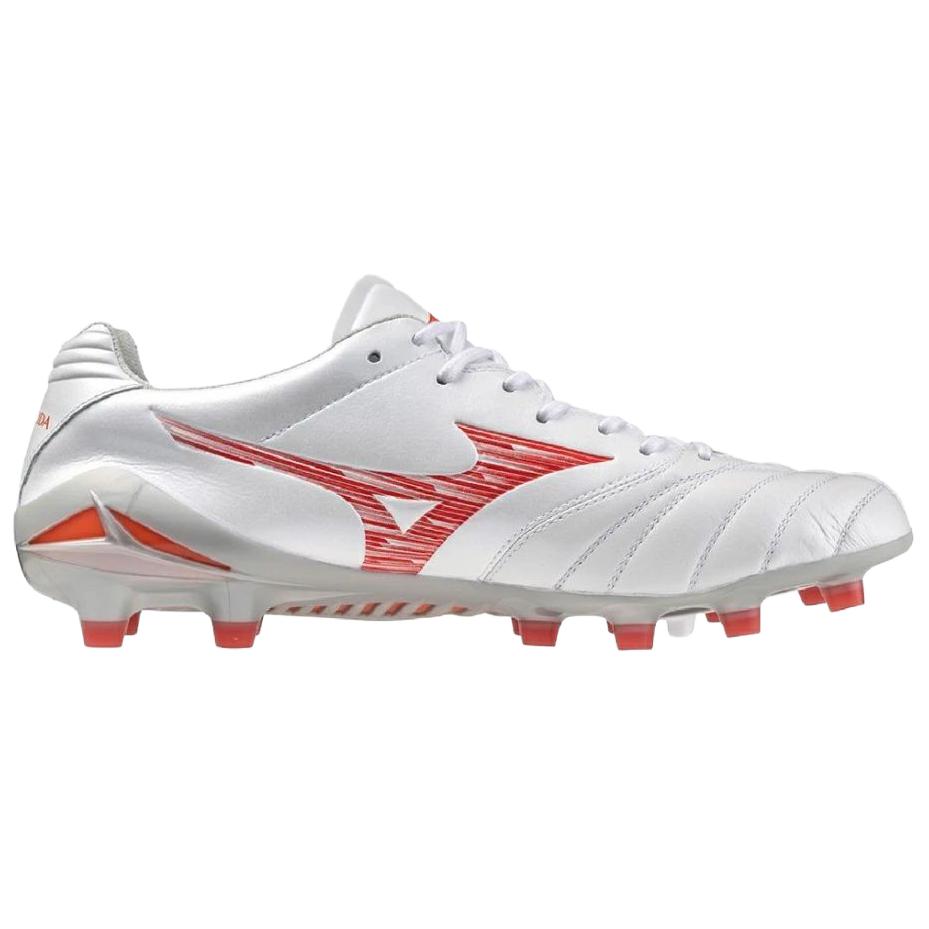 Mizuno Monarcida Neo 3 Comfortable Soft Non-Slip Durable Football Shoes Unisex Football Shoes White Red P1GA242060
