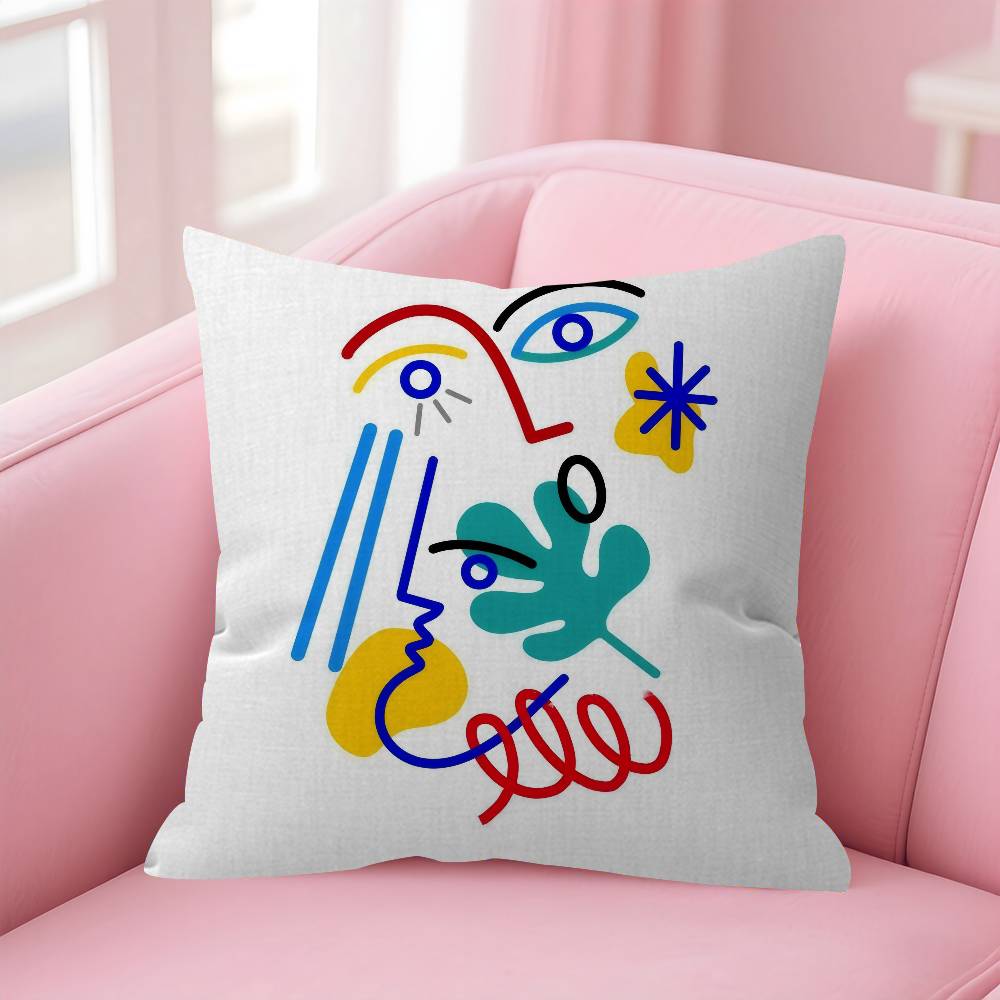 Painting Art Picasso Cushion Cushion Cover Decorative Pillow Sofa Home Decor Case Pillow Cases