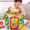 Hexahedral Music Drum Toy for Babies 0-12 Months: Early Education Pat-a-Pat Drum