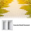5 Pcs Brick Template DIY Paving Mould Concrete Block Mold DIY Path Maker Portable Corridor Concrete Driveway Stone Path Mold for Garden Yard Parts