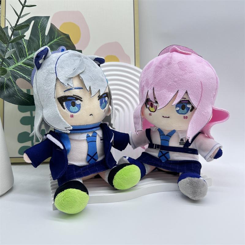 Blue Archive Plush Toy Sunaokami Shiroko Takanashi Hoshino Game Stuffed Doll Cartoon Soft Figurine Gift for Kids Fans Birthday