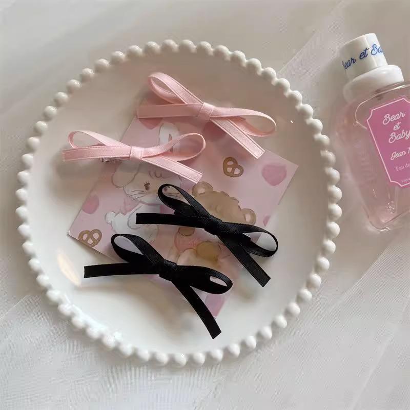 Japanese & Korean Sweet Bow Hair Clips: Versatile Princess Hairpins & Soft Girl Side Accessories
