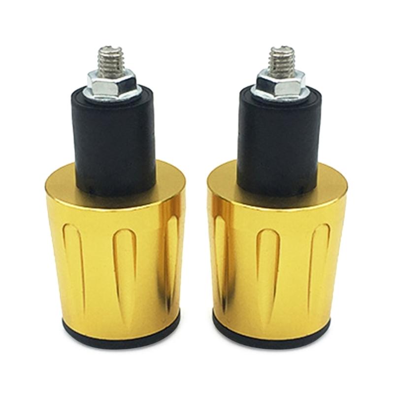 

1 Pair Motorcycle Handlebars Grips Plug Caps Univesal Aluminum Handle Bar Ends 7/8 22mm Motorcycle Handlebar Ends Caps золотий