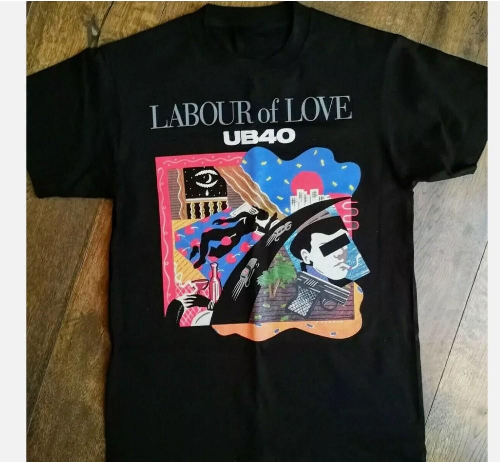 

UB40 Labour of Love Album Cotton Black All Size Unisex Shirt Unisex T-Shirt XXXXL