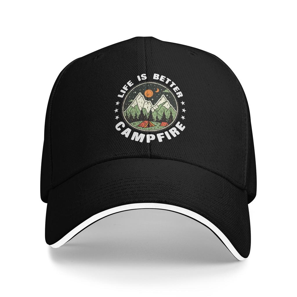 Personalized Mountain Camping Adventure Camper Baseball Cap Hip Hop Unisex WoUnisexs Adjustable  Dad Hat Autumn Snapback Caps