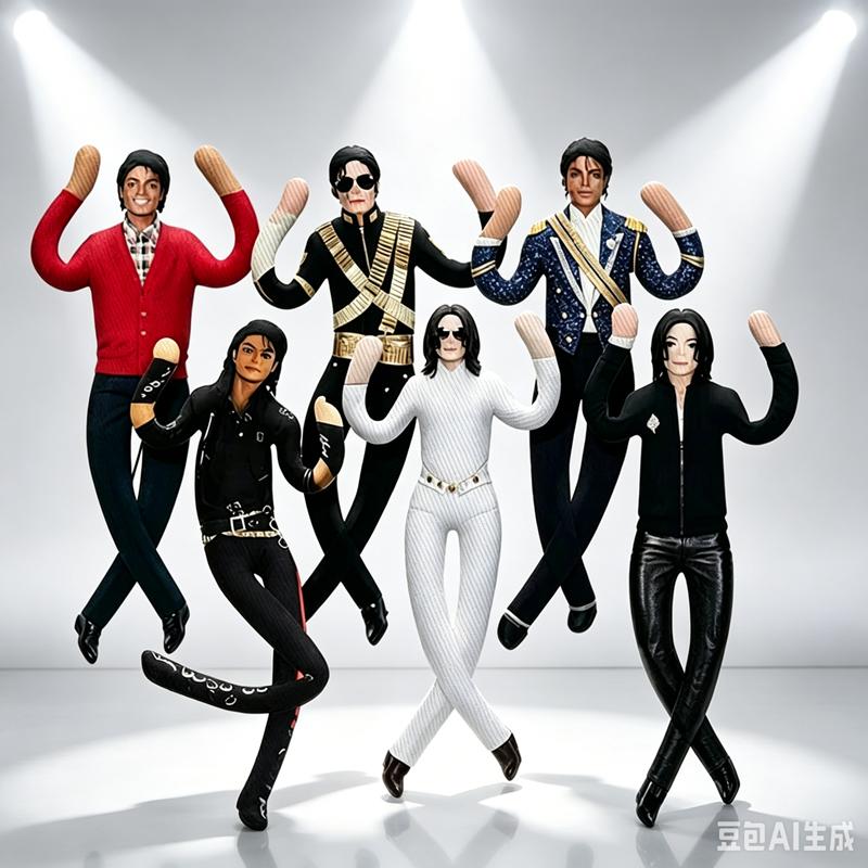 Nuovo Arrivo Astratto 28CM Bambola di Carne Secca di Topo Michael Jackson con Telaio Interno in Filo Metallico Per Regolazione della Posa
