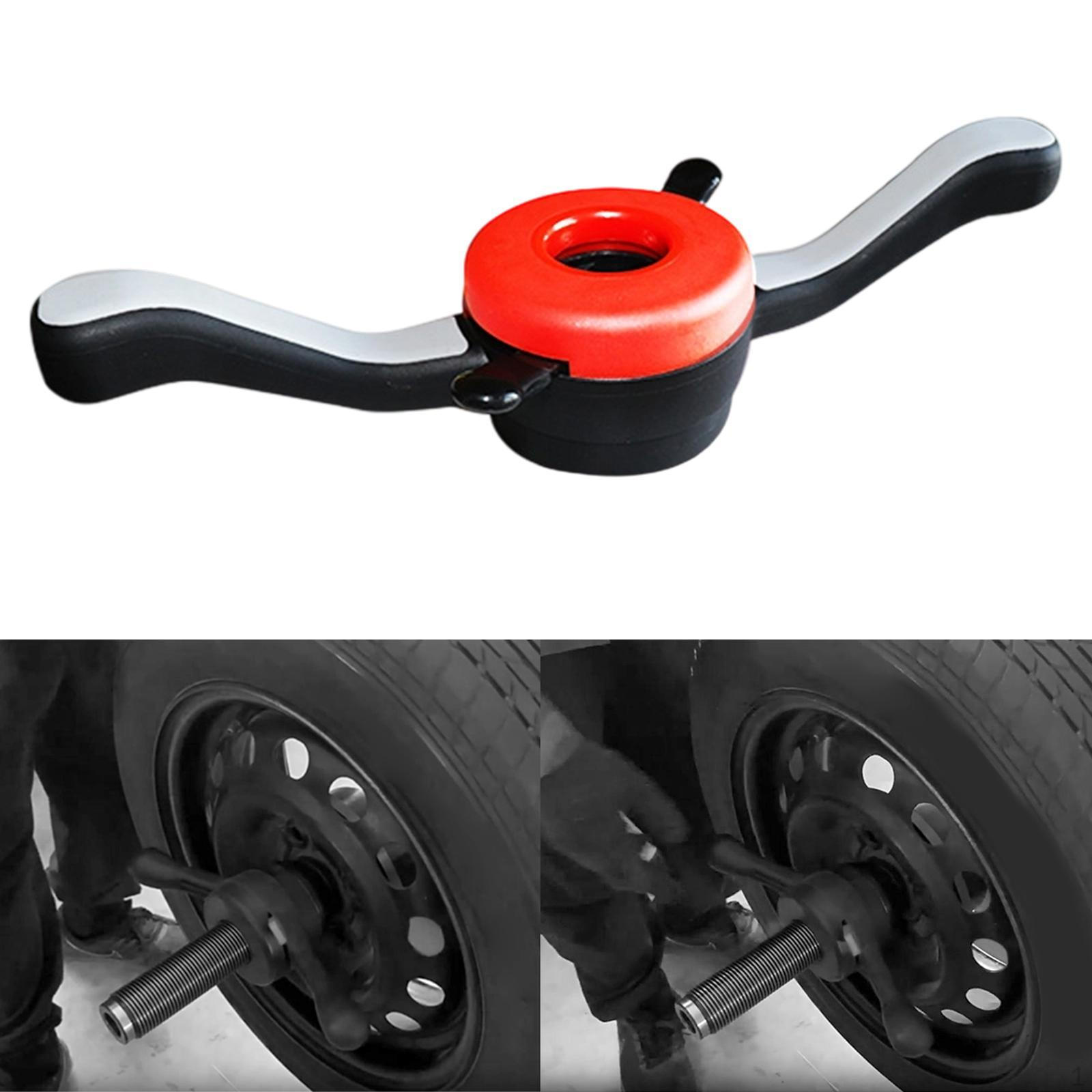 

Балансировочная гайка для ступицы, шиномонтажный инструмент, ремонт автомобиля, прочные, легкие, практичные, черные ID 40mm 4mm Pitch