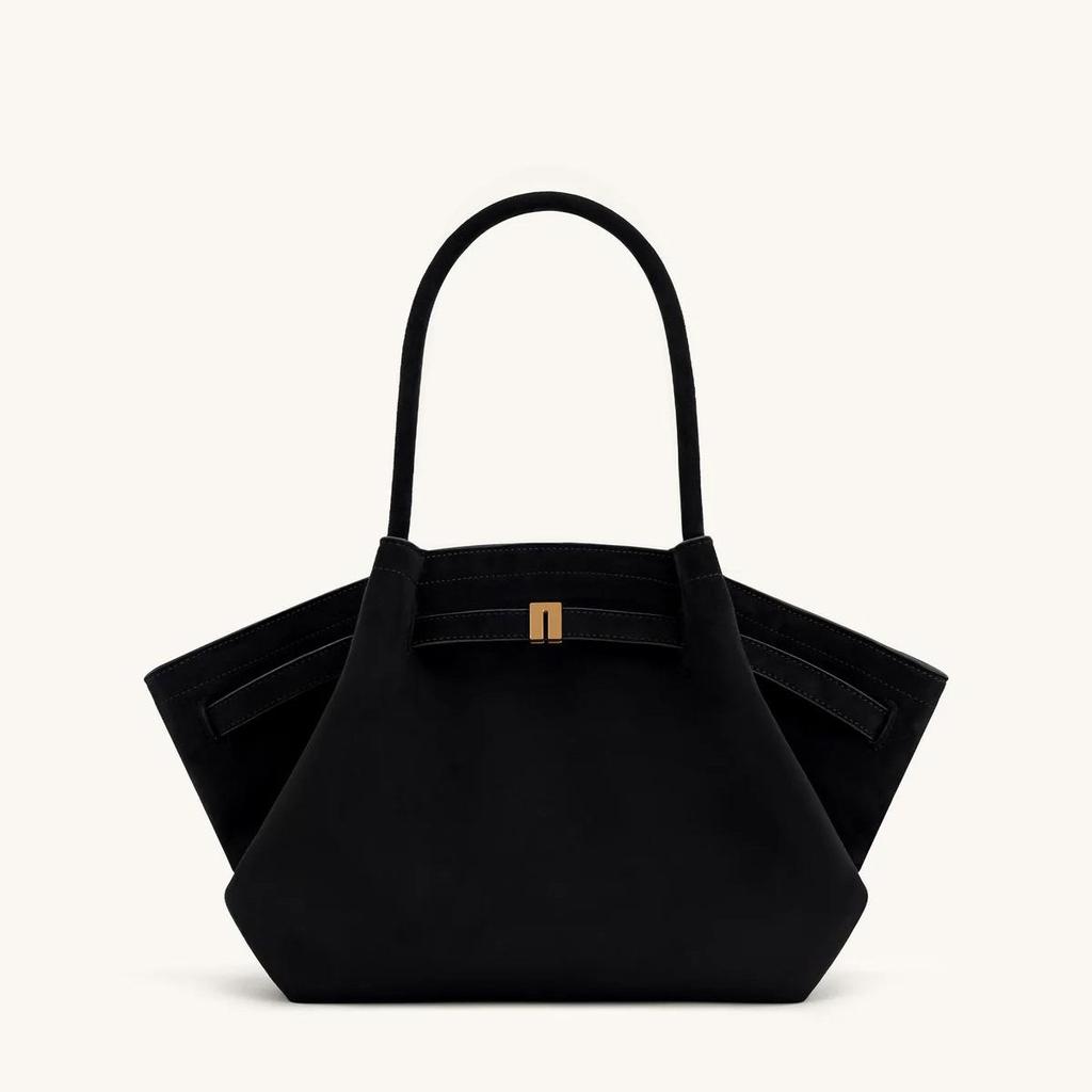 2026 Dumpling Bun Suede Single Shoulder Underarm Bag with Unique Design, Handheld Tote Bag, Commuter Wear, Crossbody Bag