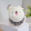 Cute Cat Plush Keychain With Soft Short Pile Fur For Bags And Accessories