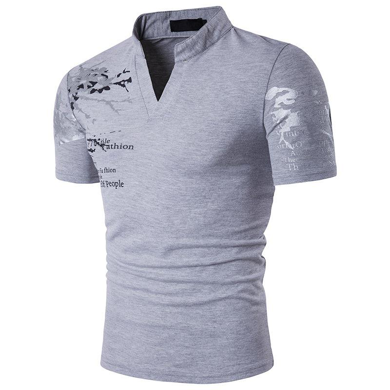 2026 Herren Sommer Kurzarm Mode Druck Polo T-Shirt